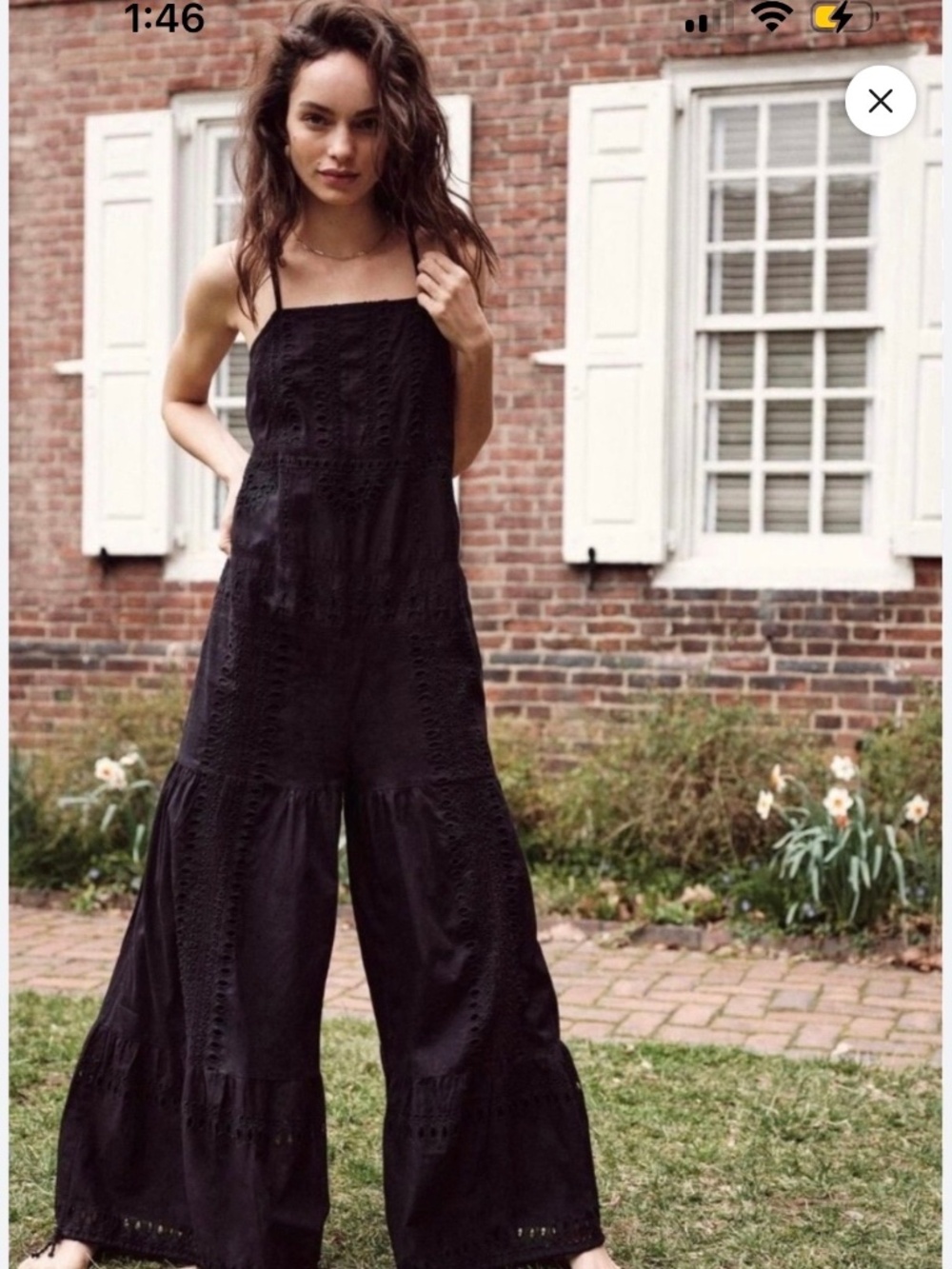 Free People black jumpsuit